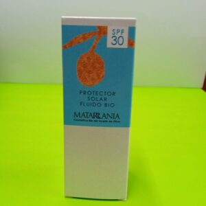 protector solar fluït bio SPF30 Matarrania